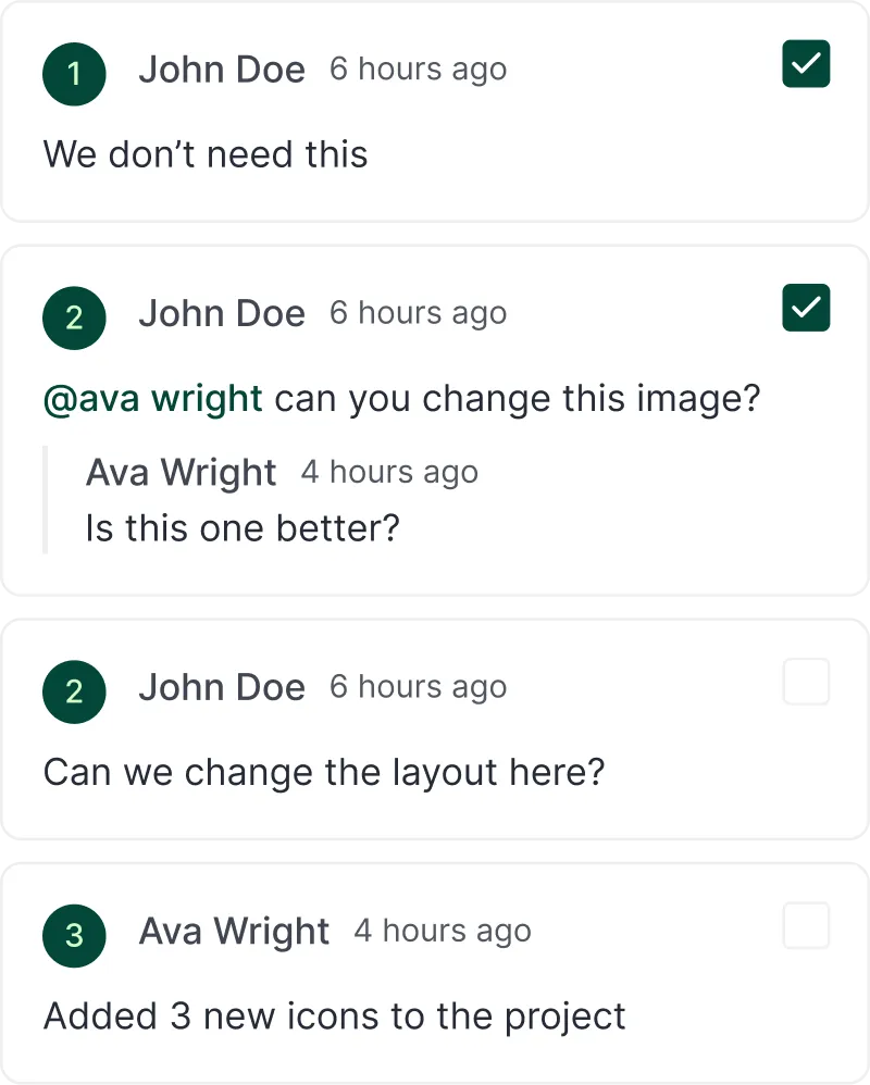 dotts comments image